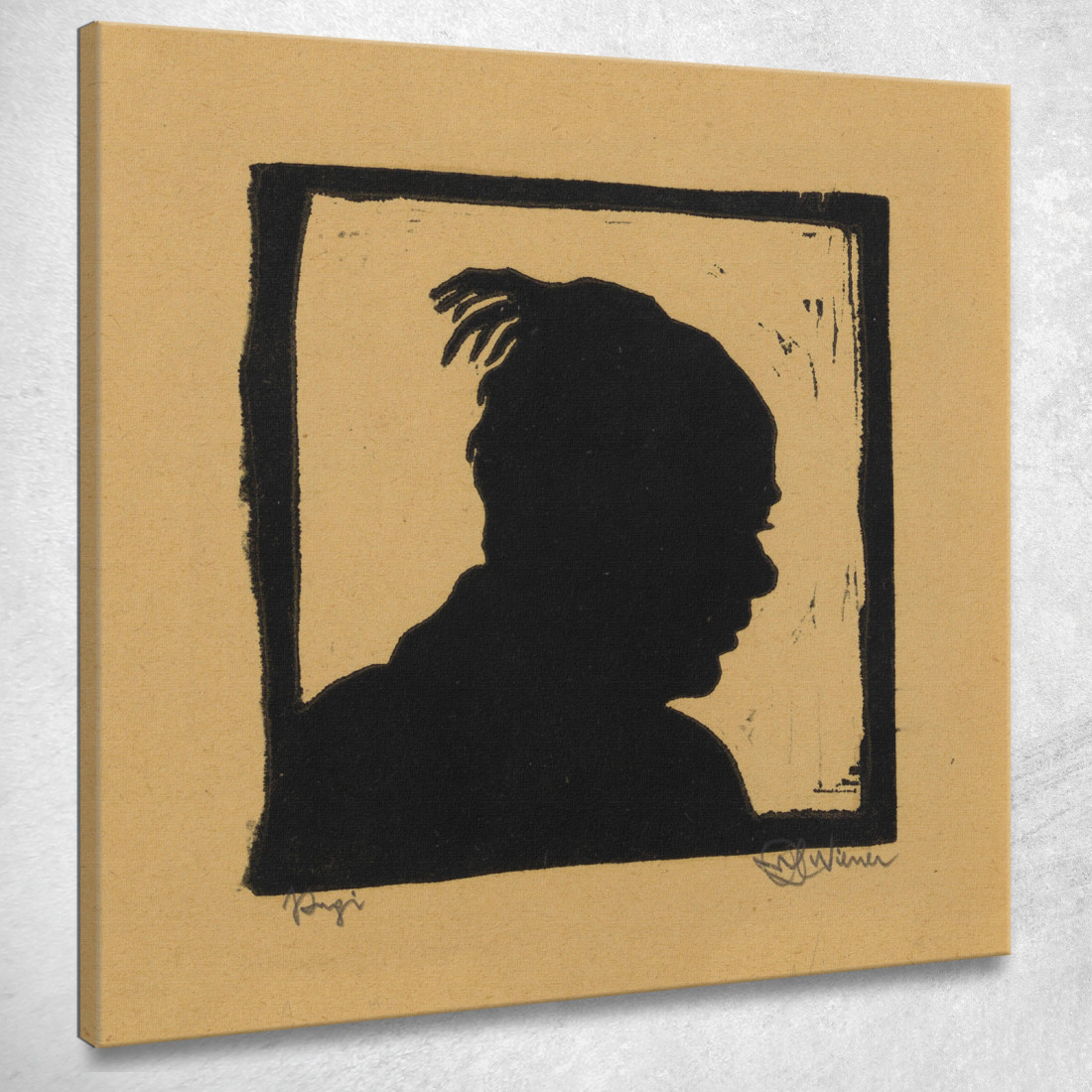 Bambino Karl Wiener kwn626 quadro stampato su tela