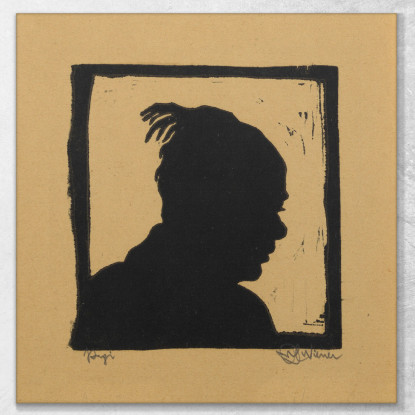 Bambino Karl Wiener kwn626 quadro stampato su tela