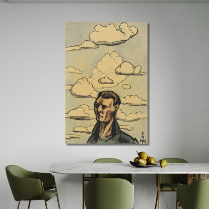 Estate L'Uomo Di Quarant'Anni Karl Wiener kwn663 quadro stampato su tela