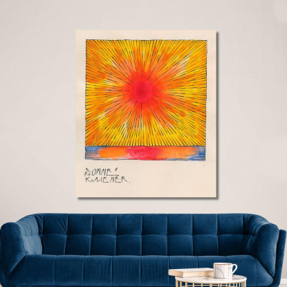 Sonne Karl Wiener kwn665 quadro stampato su tela