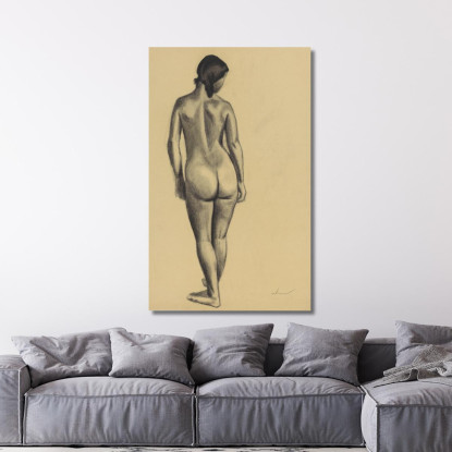 Nudo Femminile Ii Karl Wiener kwn739 quadro stampato su tela