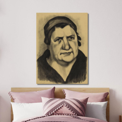 Ritratto Femminile Iii Karl Wiener kwn759 quadro stampato su tela