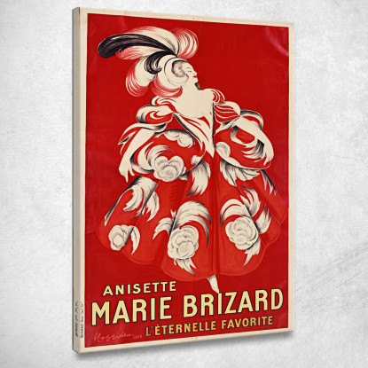 Anisette Marie Brizard L'Eterna Favorita Leonetto Cappiello lcp6 quadro stampato su tela