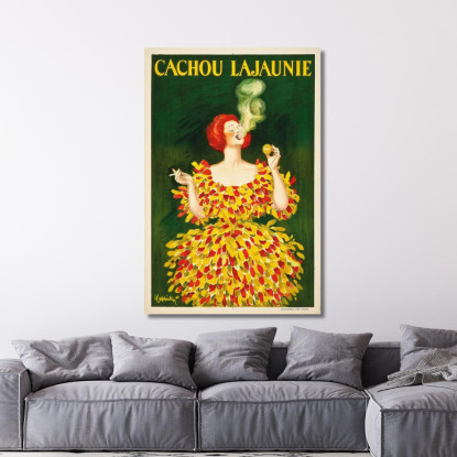 Cachou Lajaunie Leonetto Cappiello lcp19 quadro stampato su tela