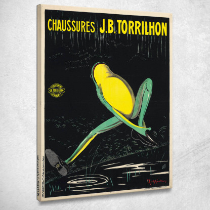Scarpe J.B. Torrilhon Leonetto Cappiello lcp25 quadro stampato su tela