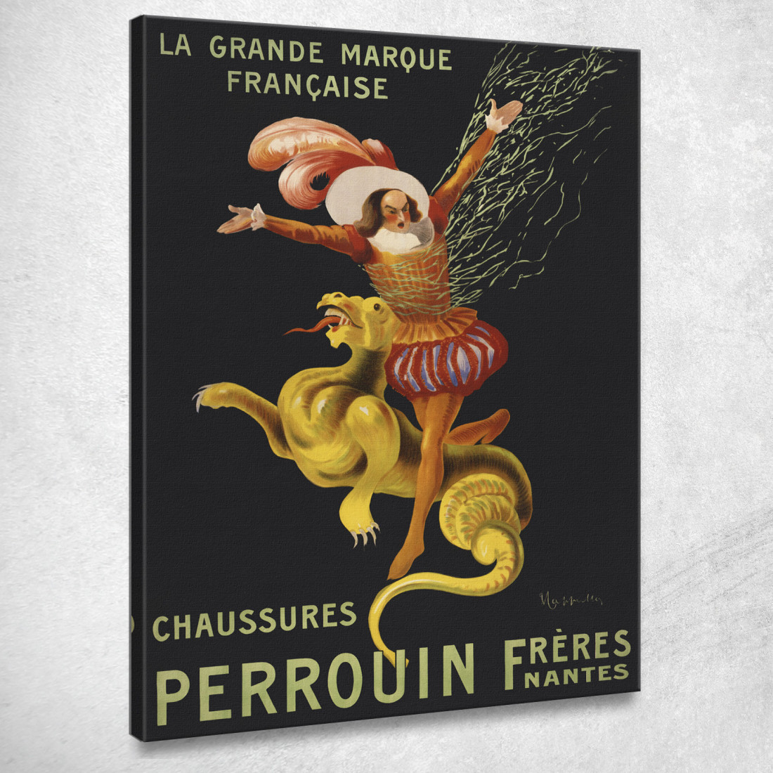 Scarpe Dei Fratelli Perrouin Leonetto Cappiello lcp26 quadro stampato su tela