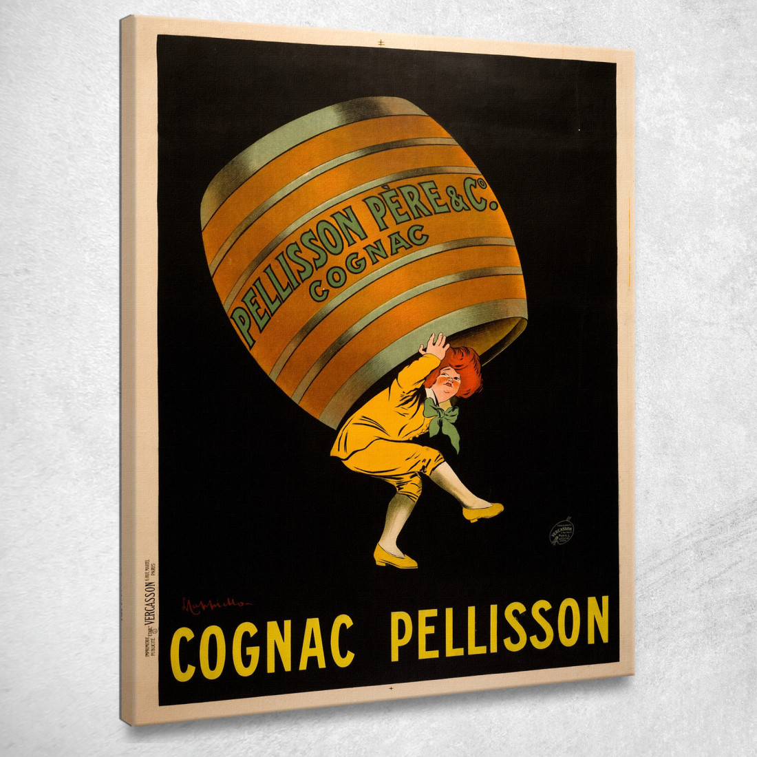 Cognac Pellisson2 Leonetto Cappiello lcp35 quadro stampato su tela