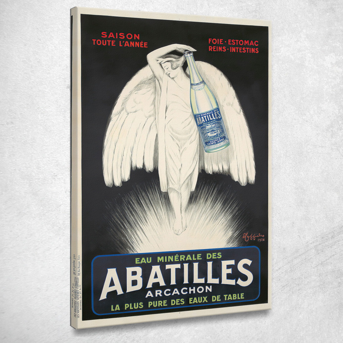Acqua Minerale Abatilles Leonetto Cappiello lcp44 quadro stampato su tela