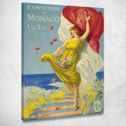 Mostra Di Monaco Leonetto Cappiello lcp46 quadro stampato su tela