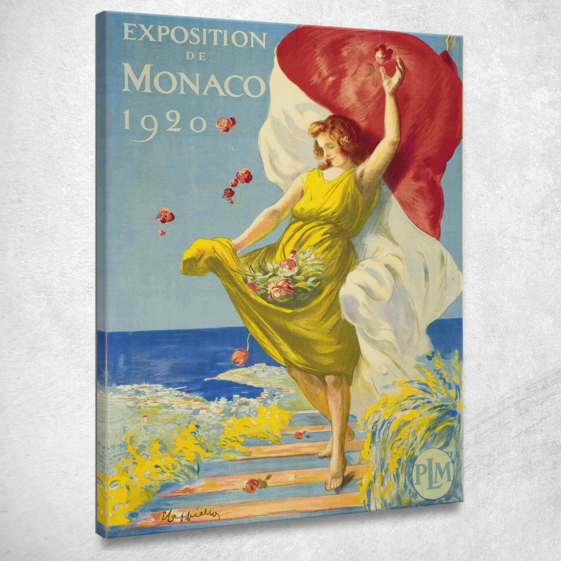 Mostra Di Monaco Leonetto Cappiello lcp46 quadro stampato su tela