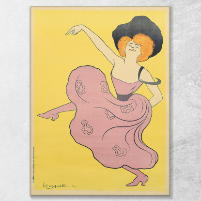Follie Della Pastorella Leonetto Cappiello lcp50 quadro stampato su tela