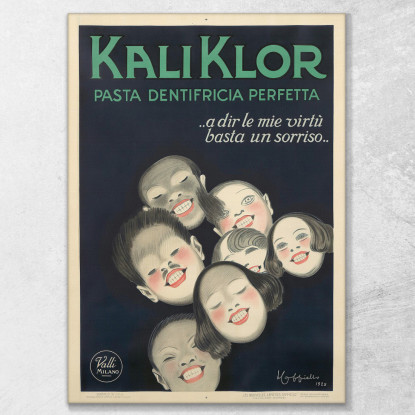 Kali Clor Leonetto Cappiello lcp55 quadro stampato su tela