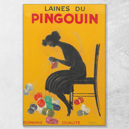 Lana Di Pinguino Leonetto Cappiello lcp62 quadro stampato su tela