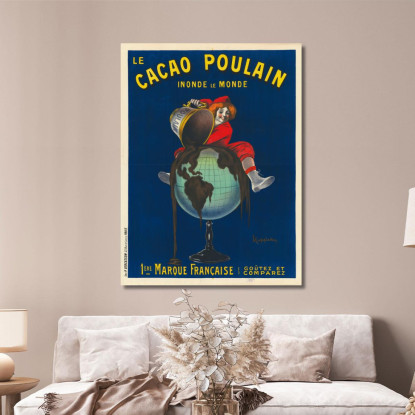 Puledro Al Cacao Leonetto Cappiello lcp66 quadro stampato su tela