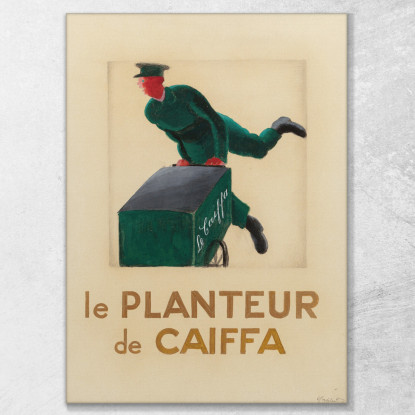 La Fioriera Di Caiffa Leonetto Cappiello lcp71 quadro stampato su tela