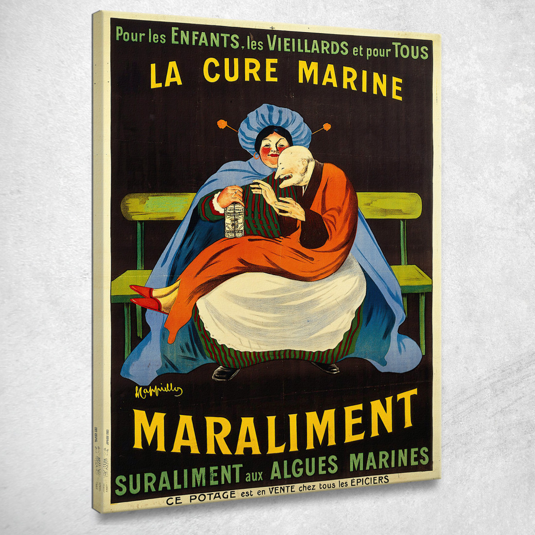 Maralimento Leonetto Cappiello lcp79 quadro stampato su tela