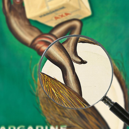 Margarina Axa Leonetto Cappiello lcp80 quadro stampato su tela
