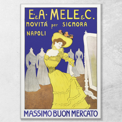 Novita Per Signora Leonetto Cappiello lcp86 quadro stampato su tela