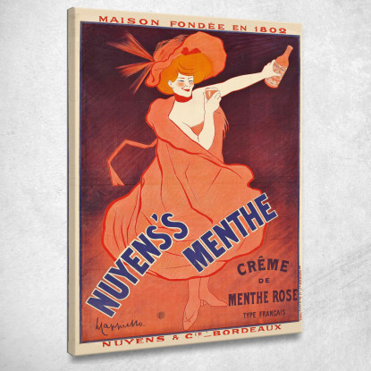 Menthe Di Nuyens Leonetto Cappiello lcp87 quadro stampato su tela