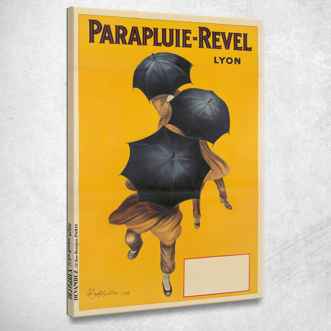 Ombrello-Revel Leonetto Cappiello lcp91 quadro stampato su tela