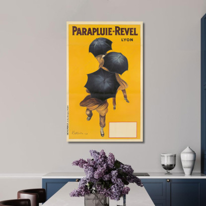 Ombrello-Revel Leonetto Cappiello lcp91 quadro stampato su tela