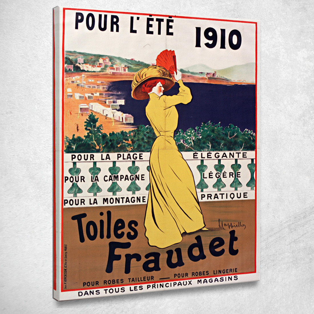 Per L'Estate Leonetto Cappiello lcp98 quadro stampato su tela