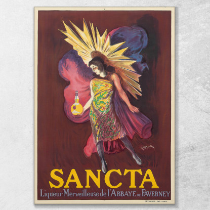 Santo Leonetto Cappiello lcp103 quadro stampato su tela