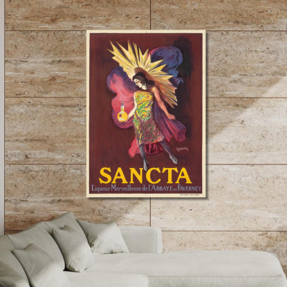 Santo Leonetto Cappiello lcp103 quadro stampato su tela