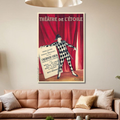 Teatro Delle Stelle Leonetto Cappiello lcp107 quadro stampato su tela