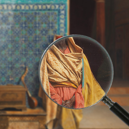 Alla Moschea Ludwig Deutsch ldt9 quadro stampato su tela