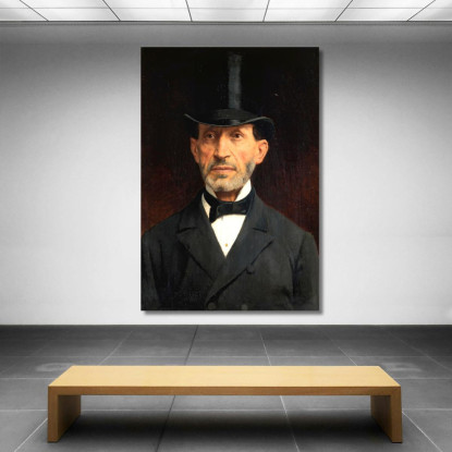 Ritratto Di Ignaz Deutsch Ludwig Deutsch ldt18 quadro stampato su tela