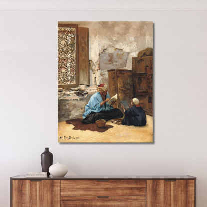 La Lezione Ludwig Deutsch ldt30 quadro stampato su tela