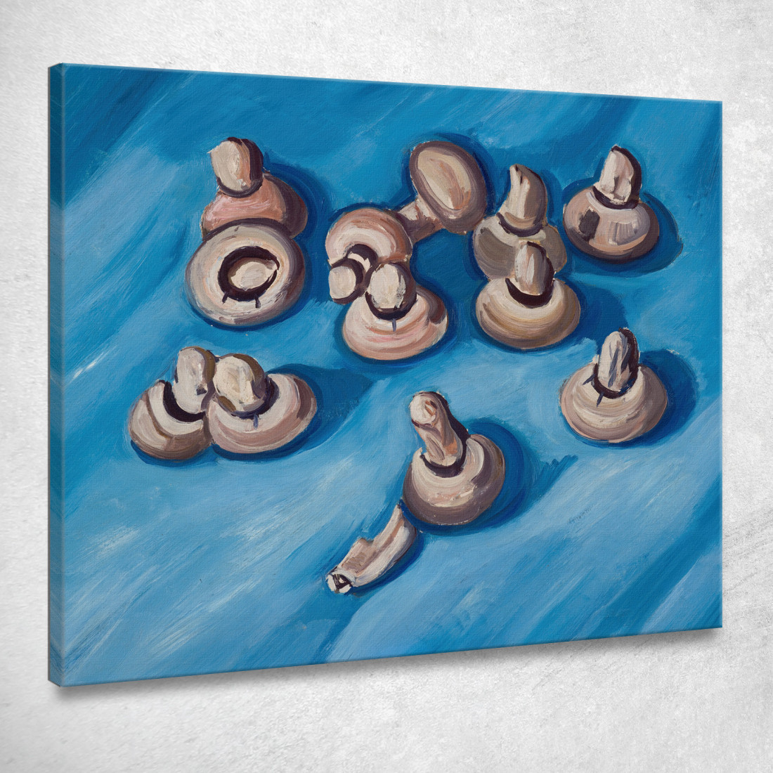 Funghi Su Sfondo Blu Marsden Hartley mhr19 quadro stampato su tela