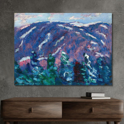 Canzoni D'Inverno N. 3 Marsden Hartley mhr35 quadro stampato su tela