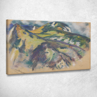 Colline Valdez Marsden Hartley mhr52 quadro stampato su tela