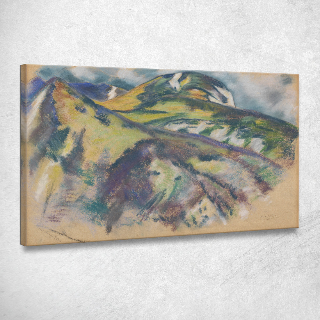 Colline Valdez Marsden Hartley mhr52 quadro stampato su tela