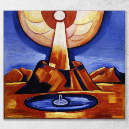 Yliaster Paracelso Marsden Hartley mhr58 quadro stampato su tela