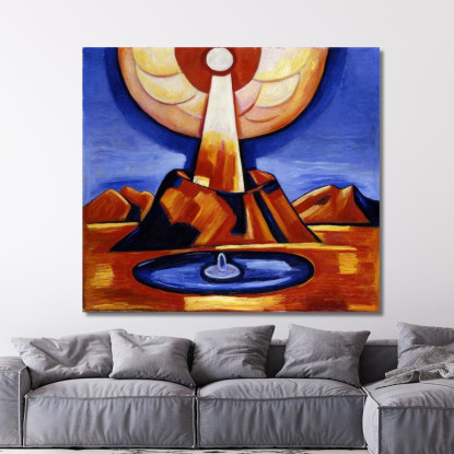 Yliaster Paracelso Marsden Hartley mhr58 quadro stampato su tela