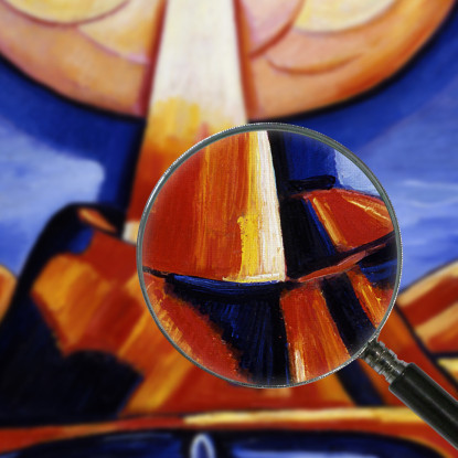 Yliaster Paracelso Marsden Hartley mhr58 quadro stampato su tela