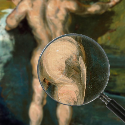 Bagnante E Rocce Paul Cézanne pcz7 quadro stampato su tela
