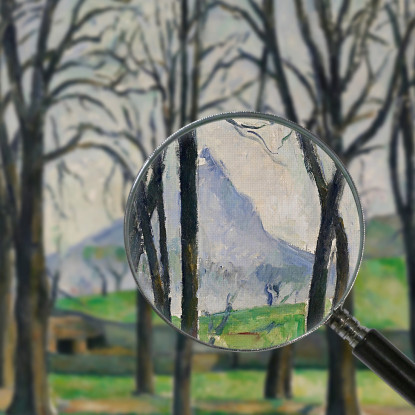 Castagneti A Jas De Bouffan Paul Cézanne pcz17 quadro stampato su tela