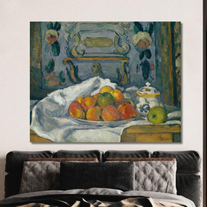 Piatto Di Mele Paul Cézanne pcz21 quadro stampato su tela