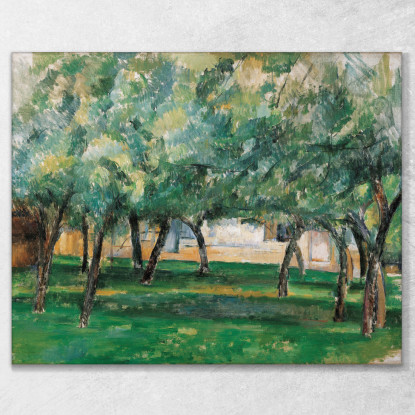 Fattoria In Normandia Paul Cézanne pcz22 quadro stampato su tela