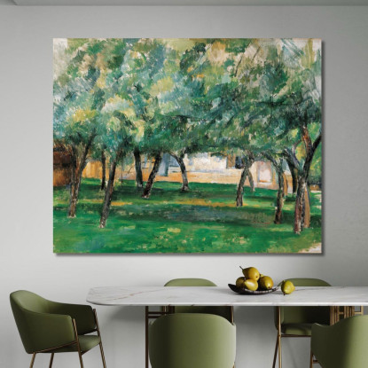 Fattoria In Normandia Paul Cézanne pcz22 quadro stampato su tela