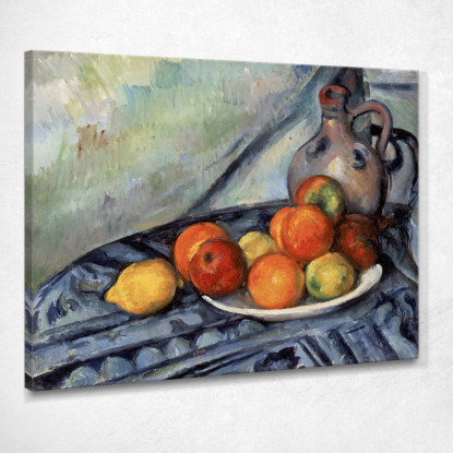 Frutta E Una Brocca Su Un Tavolo Paul Cézanne pcz26 quadro stampato su tela