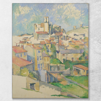Gardanne Paul Cézanne pcz27 quadro stampato su tela