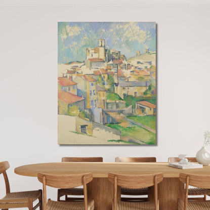 Gardanne Paul Cézanne pcz27 quadro stampato su tela