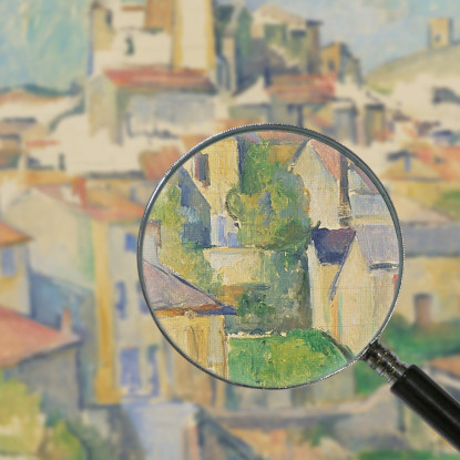 Gardanne Paul Cézanne pcz27 quadro stampato su tela