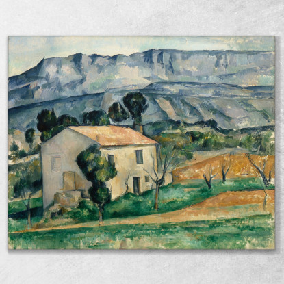 Casa In Provenza Paul Cézanne pcz34 quadro stampato su tela