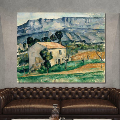Casa In Provenza Paul Cézanne pcz34 quadro stampato su tela